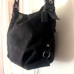 COACH Legacy Signature C Shoulder Purse